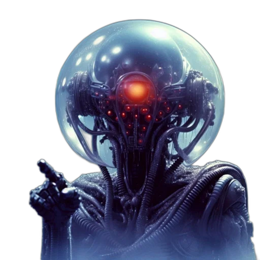 robot, creature, face, mask transparent PNG cut-out