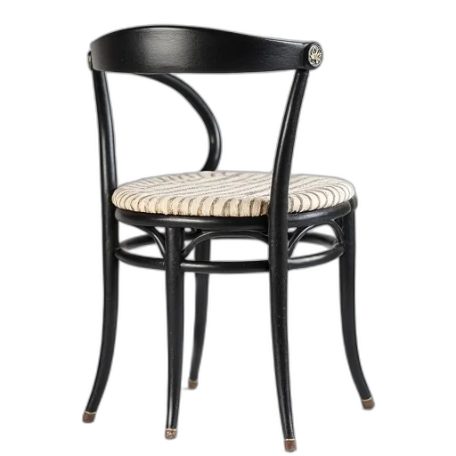 furniture, 3d render, vintage, black transparent PNG cut-out