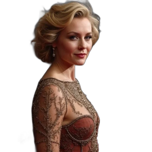 dress, crown, jewelry, face transparent PNG cut-out