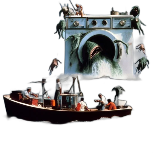 concept art, fantasy art, underwater, fog transparent PNG cut-out