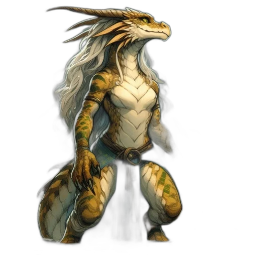 dragon, creature, animal, staff transparent PNG cut-out