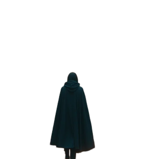 dress, jacket, umbrella, staff transparent PNG cut-out