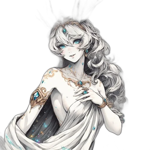 dress, staff, jewelry, mask transparent PNG cut-out