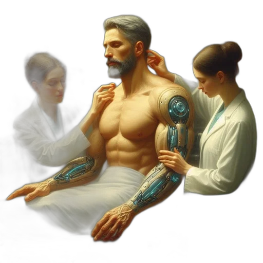 cyberpunk, concept art, futuristic, high-tech transparent PNG cut-out