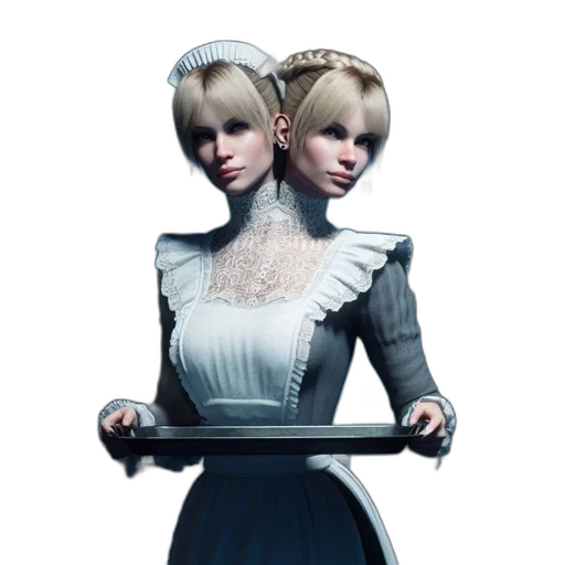 staff, dress, concept art, 3d render transparent PNG cut-out