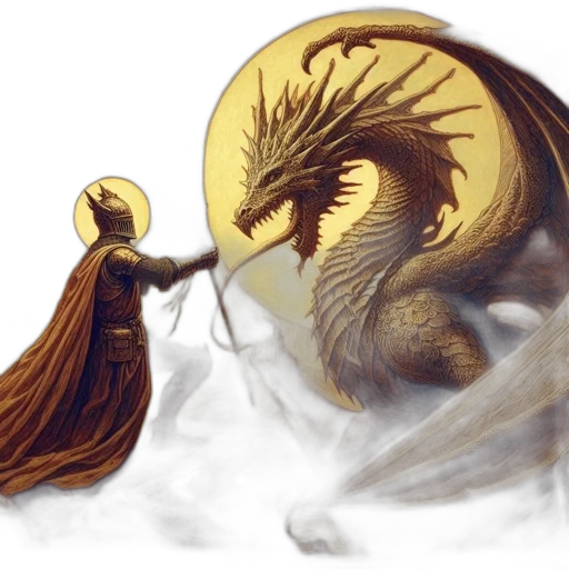 dragon, fantasy art, concept art, comic book art transparent PNG cut-out