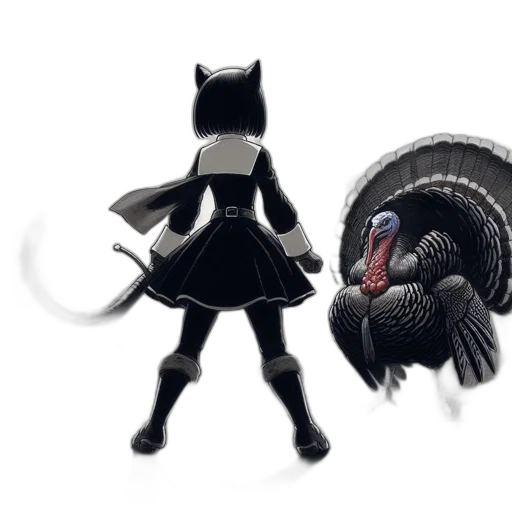 animal, concept art, 3d render, fantasy art transparent PNG cut-out