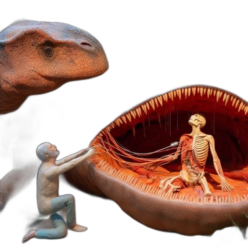 creature, concept art, 3d render, outer space transparent PNG cut-out