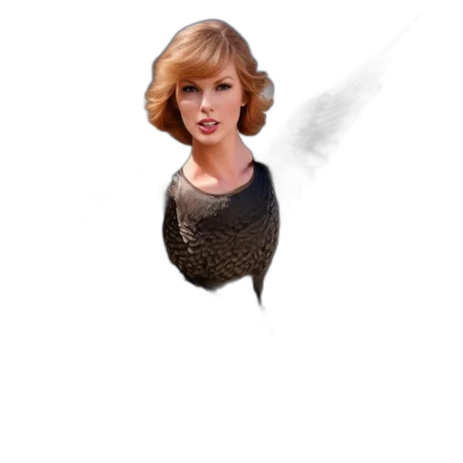 dress, hair, creature, animal transparent PNG cut-out