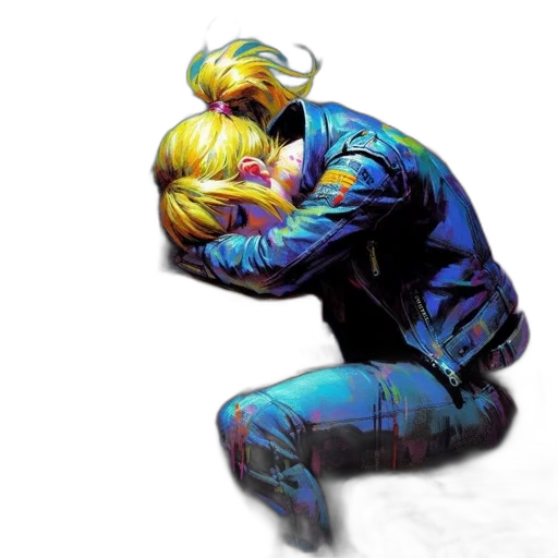 jacket, concept art, comic book art, watercolor transparent PNG cut-out
