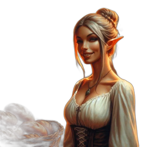 staff, dress, face, dragon transparent PNG cut-out