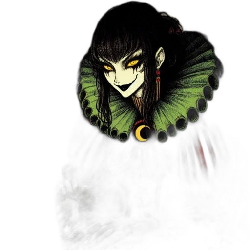 staff, mask, dragon, creature transparent PNG cut-out