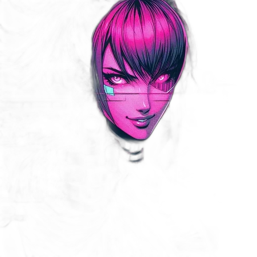mask, face, hair, creature transparent PNG cut-out