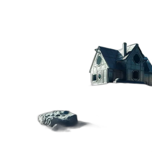 building, furniture, 3d render, concept art transparent PNG cut-out