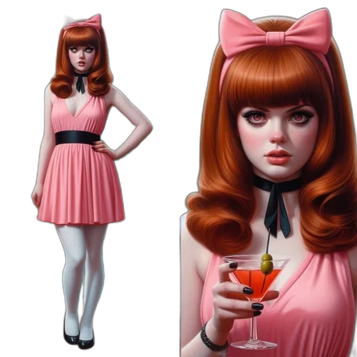 dress, concept art, fantasy art, 3d render transparent PNG cut-out