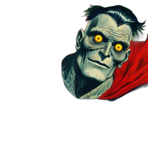 mask, comic book art, concept art, fantasy art transparent PNG cut-out