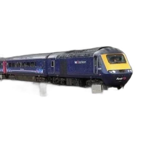 blue, yellow, train, tracks transparent PNG cut-out