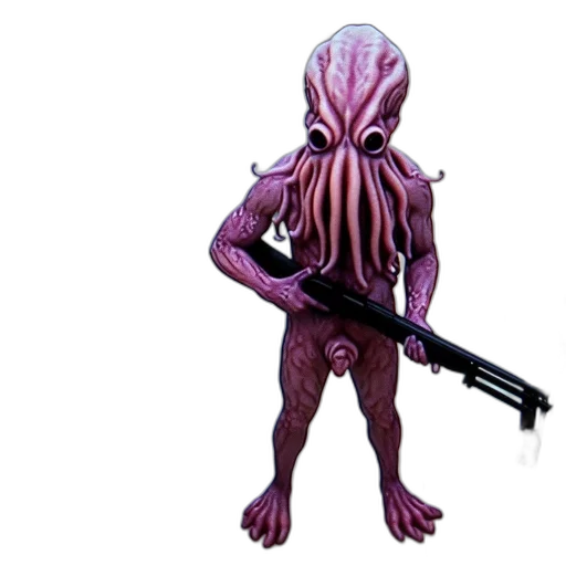 creature, animal, staff, weapon transparent PNG cut-out