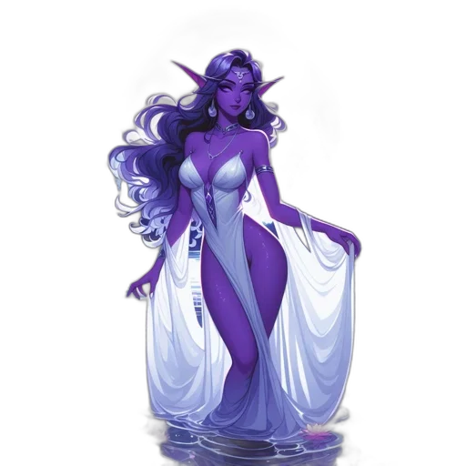 dress, concept art, fantasy art, comic book art transparent PNG cut-out