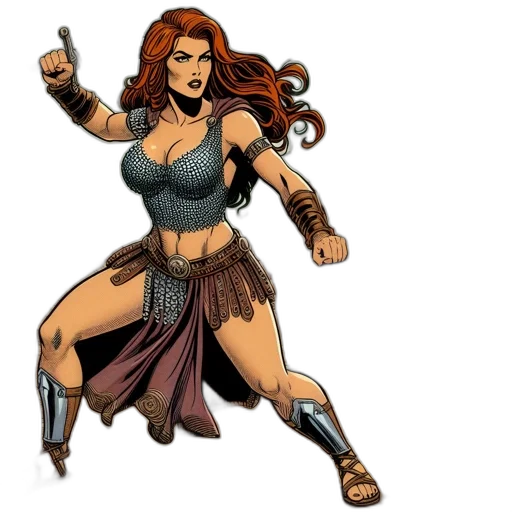 comic book art, concept art, fantasy art, cartoon transparent PNG cut-out