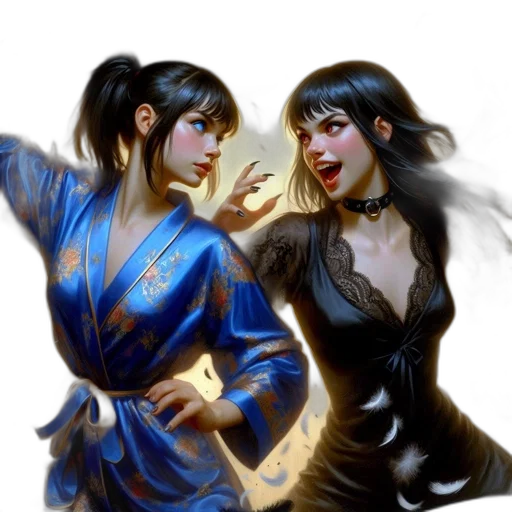 concept art, fantasy art, comic book art, photorealistic transparent PNG cut-out