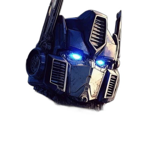 robot, mask, weapon, face transparent PNG cut-out
