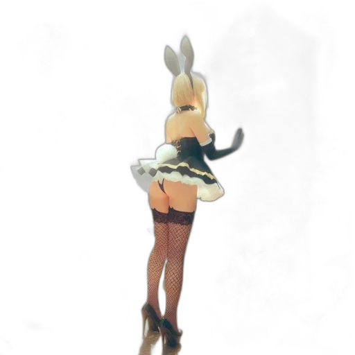 dress, staff, animal, creature transparent PNG cut-out