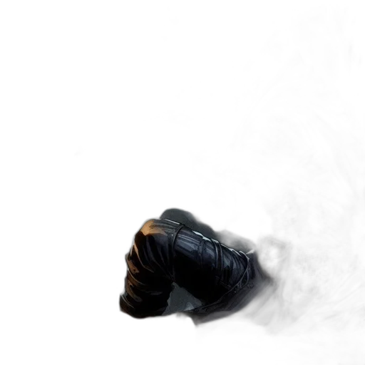mask, jacket, weapon, hair transparent PNG cut-out