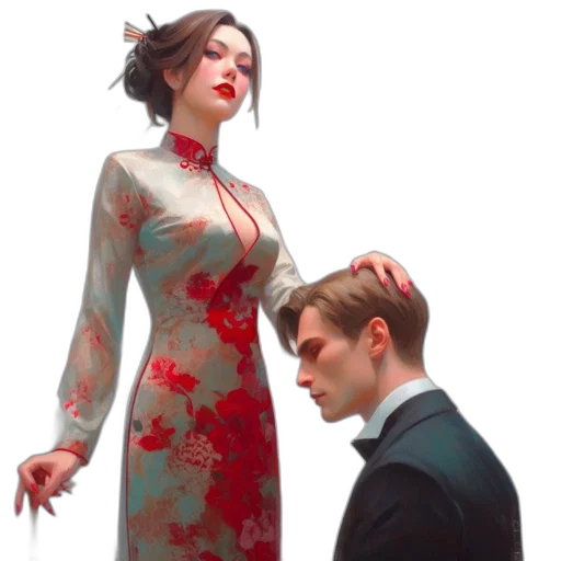 dress, concept art, fantasy art, photorealistic transparent PNG cut-out