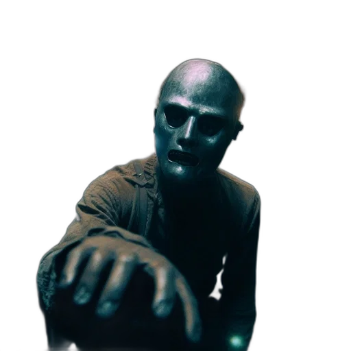 mask, robot, creature, face transparent PNG cut-out