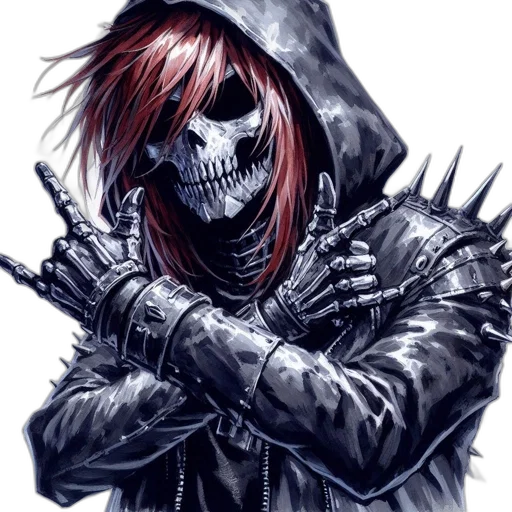jacket, weapon, mask, face transparent PNG cut-out