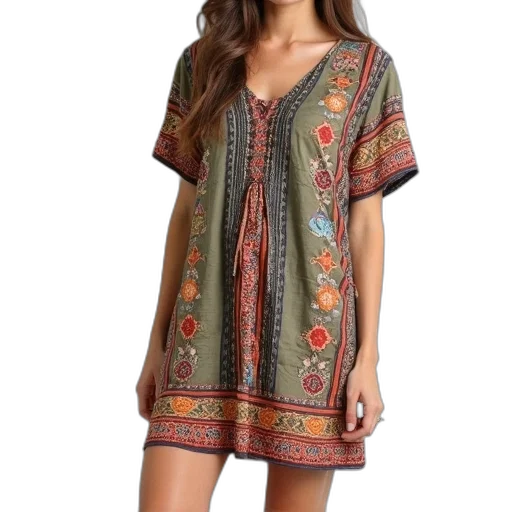 dress, earth tones, cute, cheap transparent PNG cut-out