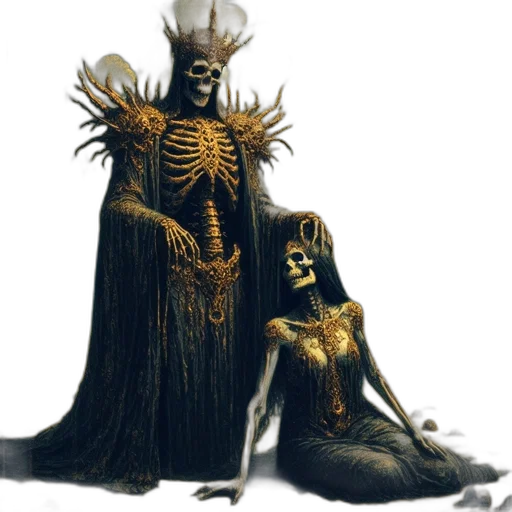 crown, creature, jewelry, staff transparent PNG cut-out