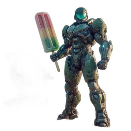 robot, weapon, sword, concept art transparent PNG cut-out
