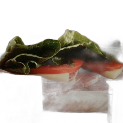 food, hat, face, shoes transparent PNG cut-out