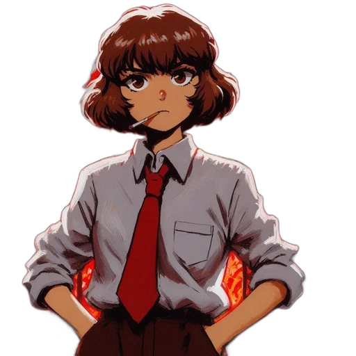 staff, jacket, dress, weapon transparent PNG cut-out
