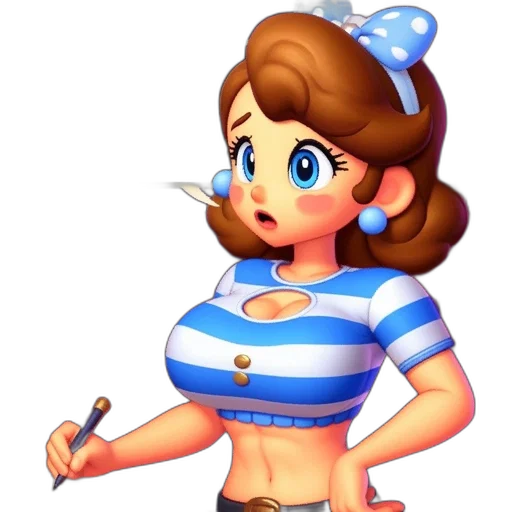 dress, staff, weapon, pixel art transparent PNG cut-out