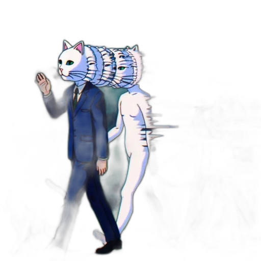 creature, animal, mask, staff transparent PNG cut-out