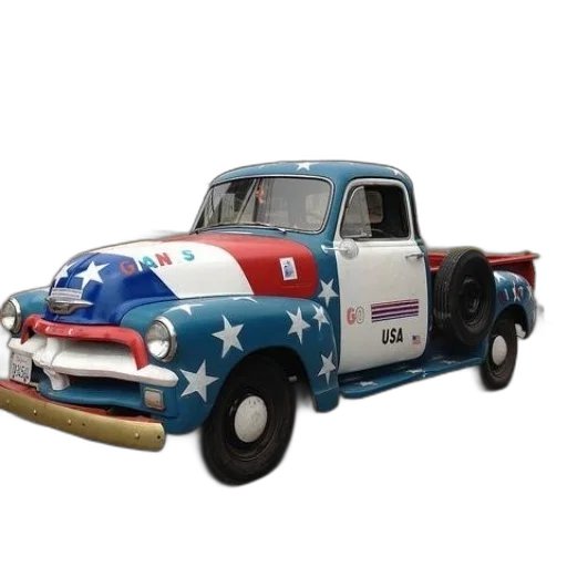 car, 3d render, vintage, truck transparent PNG cut-out
