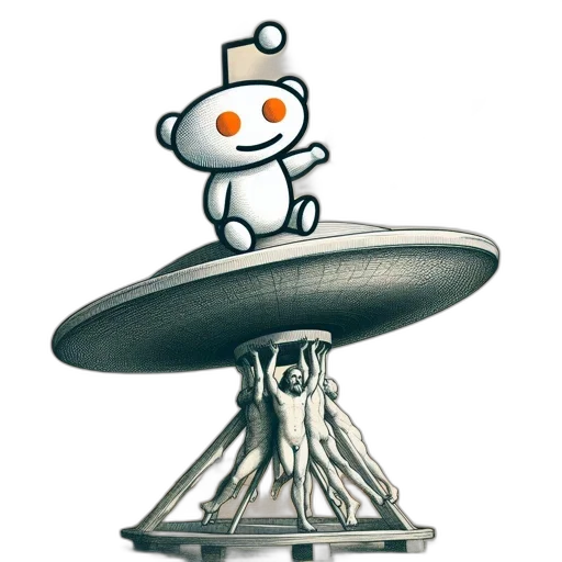robot, staff, hat, crown transparent PNG cut-out
