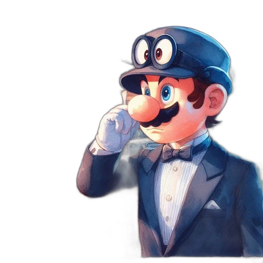 hat, mask, staff, face transparent PNG cut-out