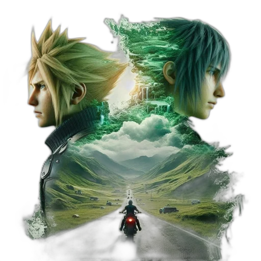 concept art, fantasy art, pixel art, 3d render transparent PNG cut-out