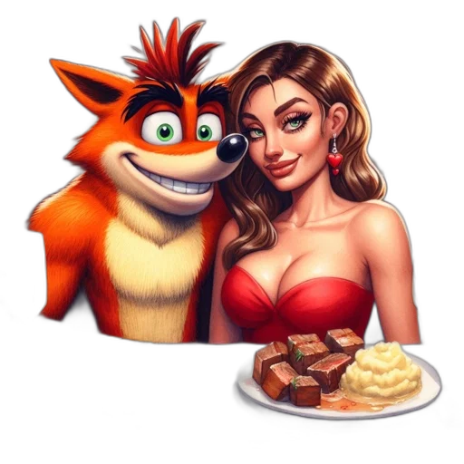 food, animal, concept art, pixel art transparent PNG cut-out