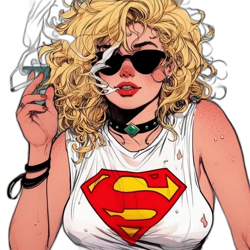 comic book art, cartoon, concept art, fantasy art transparent PNG cut-out