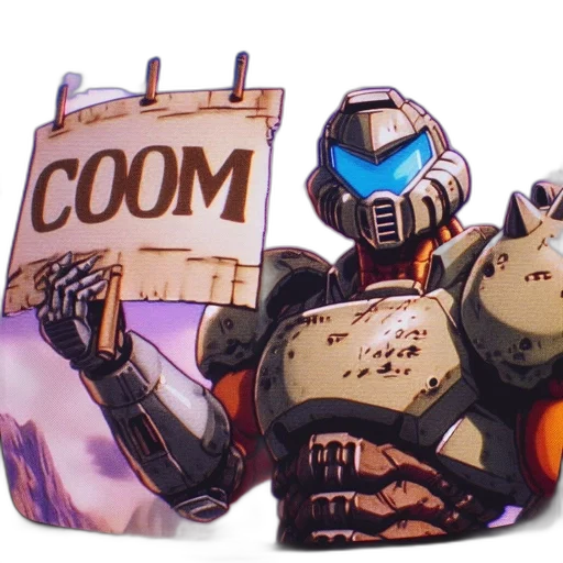robot, crown, concept art, 3d render transparent PNG cut-out