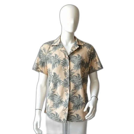 jacket, earth tones, white, mannequin transparent PNG cut-out