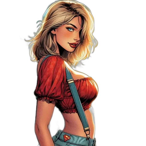 jacket, comic book art, concept art, cartoon transparent PNG cut-out