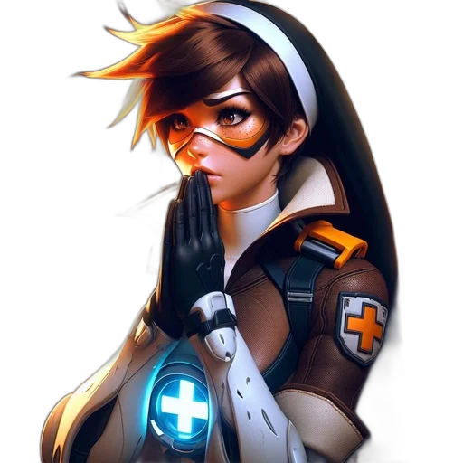 staff, robot, weapon, face transparent PNG cut-out