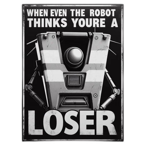 robot, cyberpunk, black, white transparent PNG cut-out