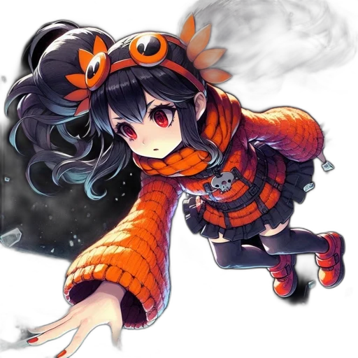 dragon, staff, creature, mask transparent PNG cut-out